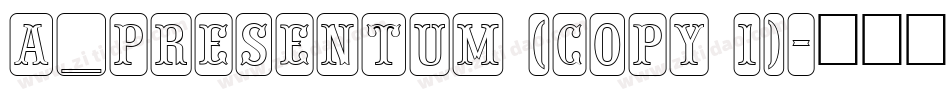 a_Presentum (COPY 1)字体转换